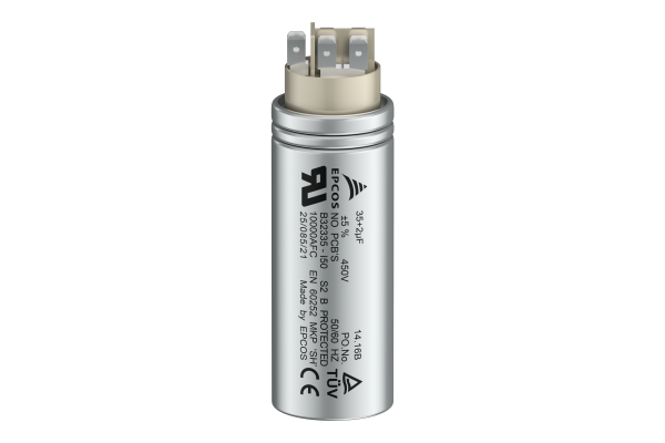 电机运行用AC薄膜电容器:B32335