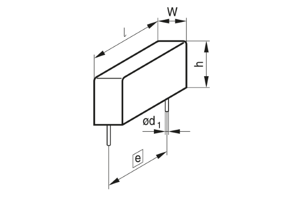 金属化聚丙烯,MKP/MFP:KMK1750F