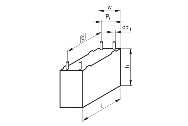 金属化聚丙烯,MKP/MFP:KMK1755K