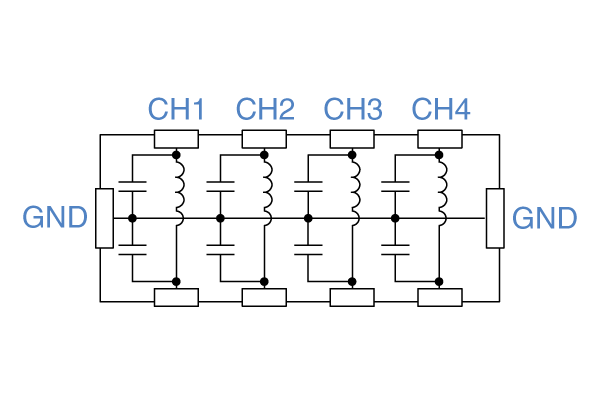 Circuit Diagram EMC,3端子滤波器:MEA2010PE