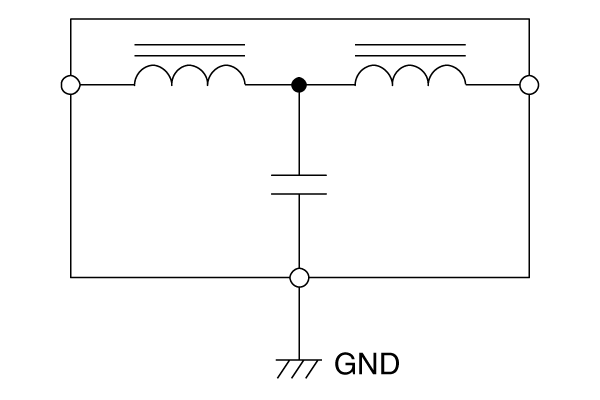Circuit Diagram EMC,3端子滤波器:MEM2012S