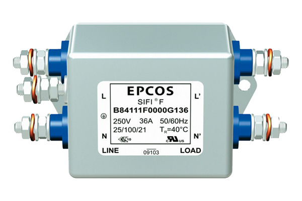 电源线路EMC滤波器:B84111F0000G136