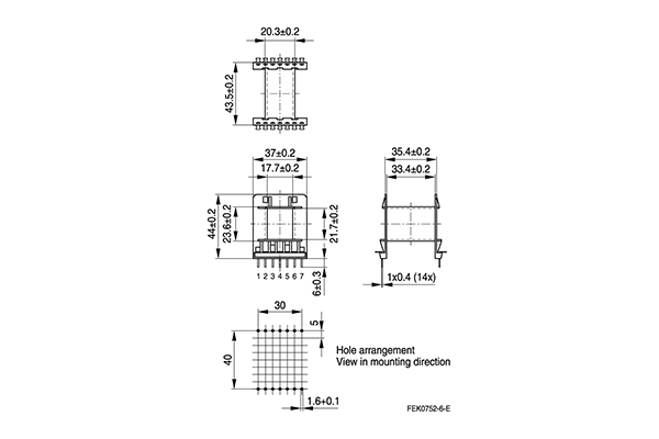 铁氧体附件:b66252_fek07526-e_dr0402