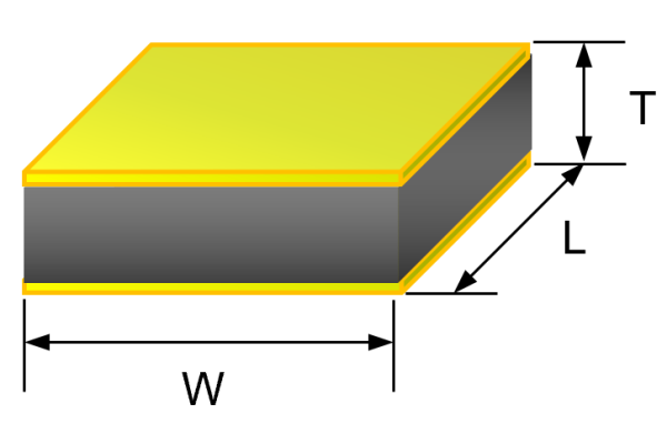 Shapes and Dimensions 传感器,NTC元件:NTCWS