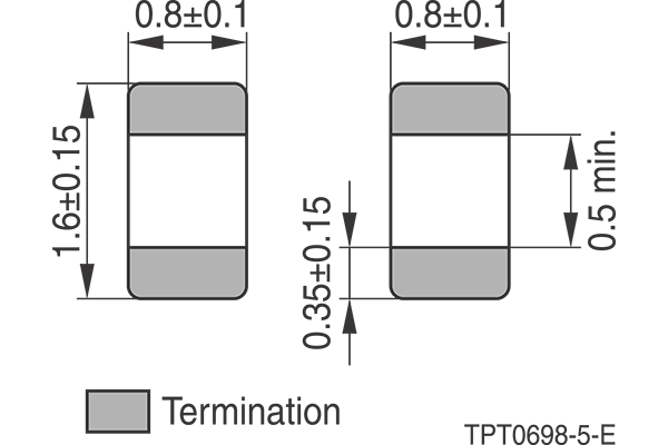 Shapes and Dimensions PTC温限传感器:A641,A601,A603,tpt0698-5-e