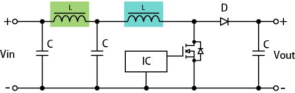 DC-DCコンバータ（昇圧タイプ）