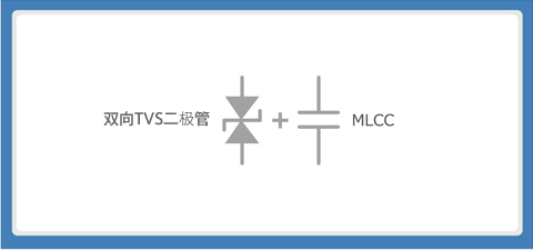 图6：使用TVS二极管除去电磁噪音