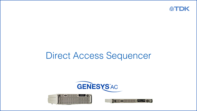 FAQ Video - Direct Access Sequencer thumbnail